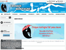 Tablet Screenshot of croque-montagne.fr